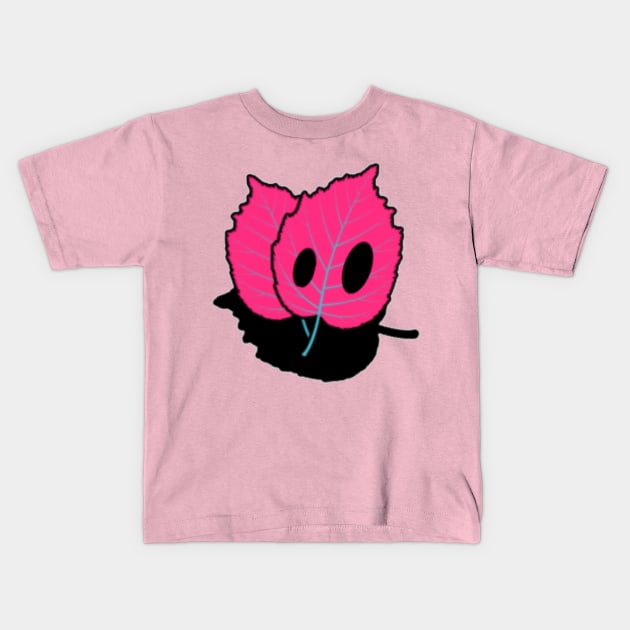 Marshmallow Leaf Kids T-Shirt by Marshmallow Merch